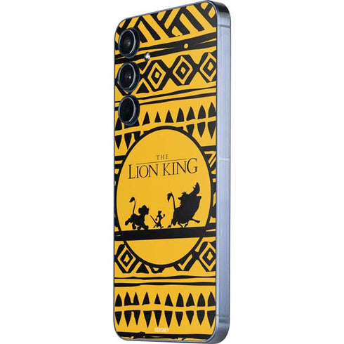 Disney The Lion King Simba Timon and Pumba Tribal Print Galaxy A55 5G Skin